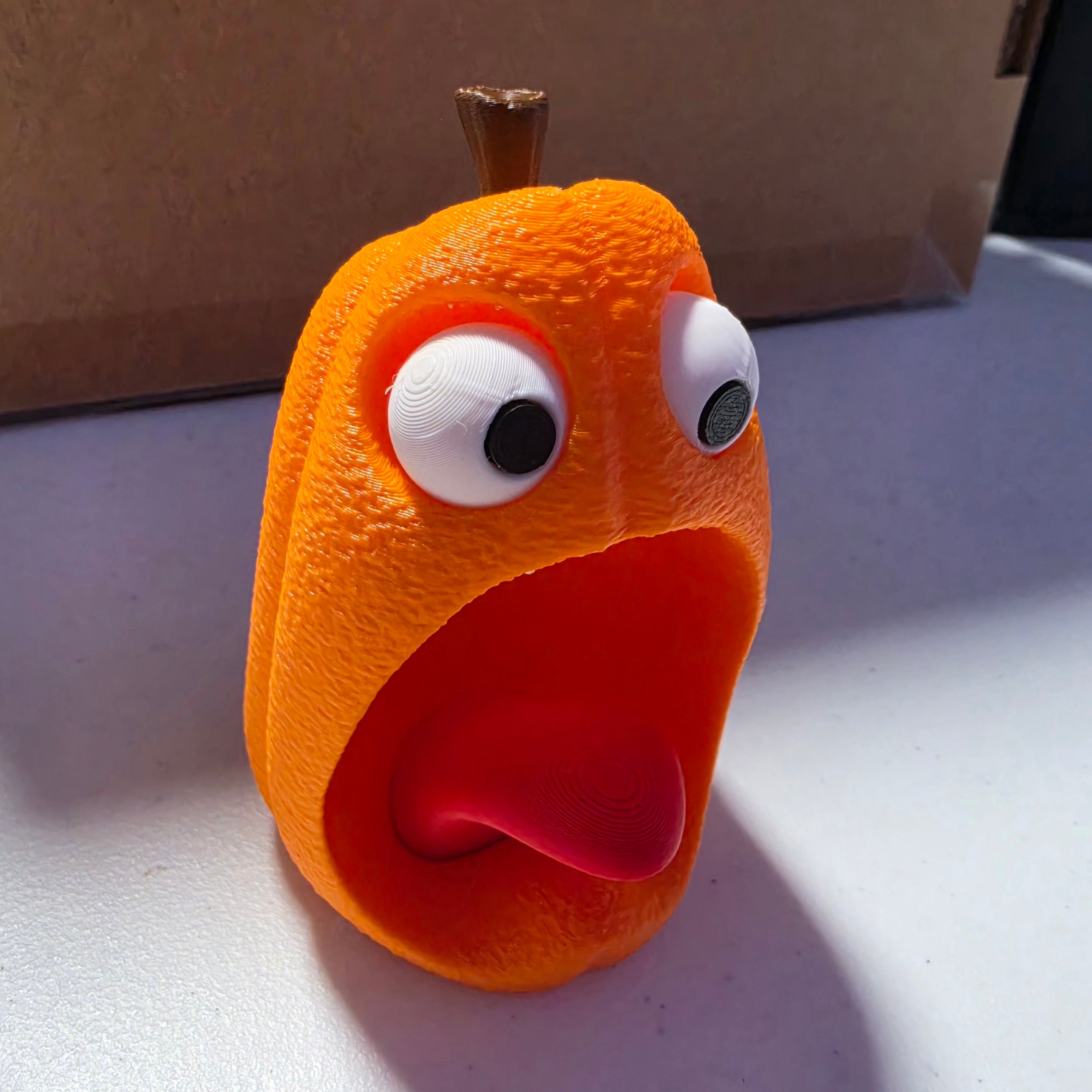 Screaming pumpkin
