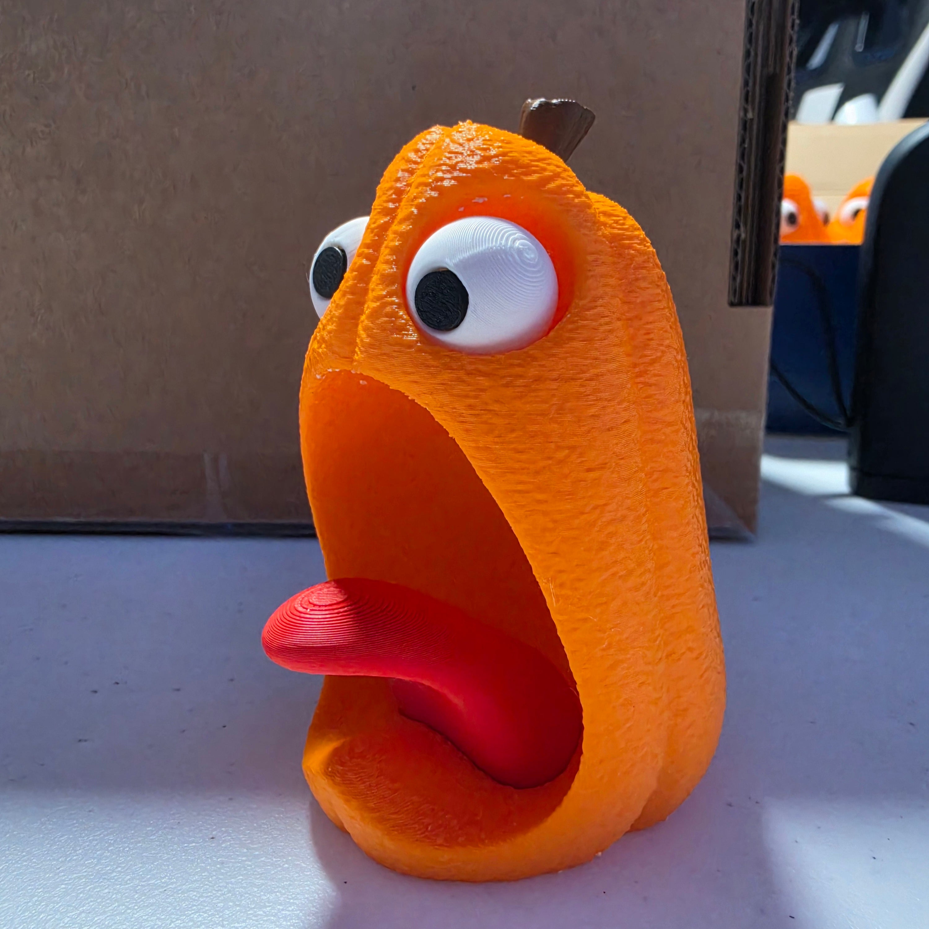 Screaming pumpkin