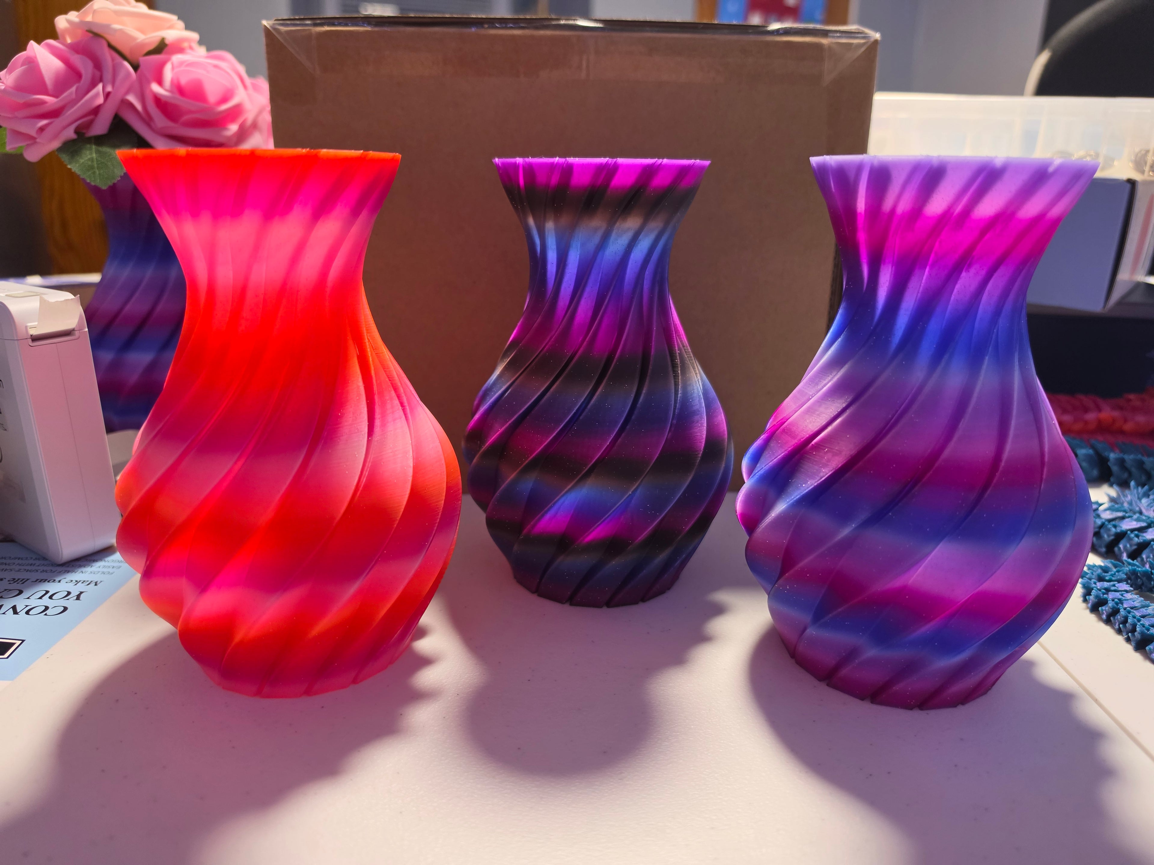 Twisting Pillars Vase