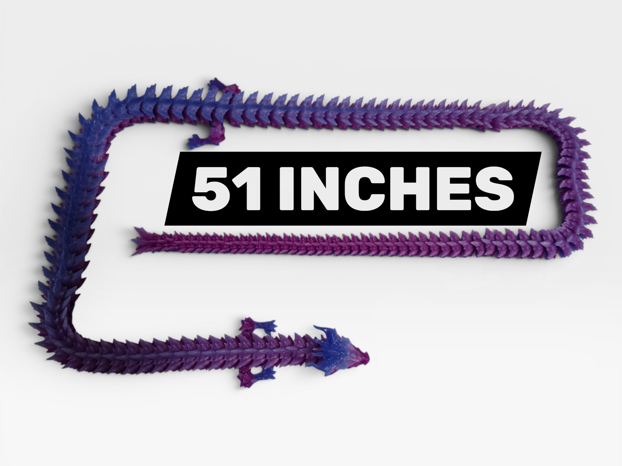 50in Infinity Serpent - Long Articulated Dragon