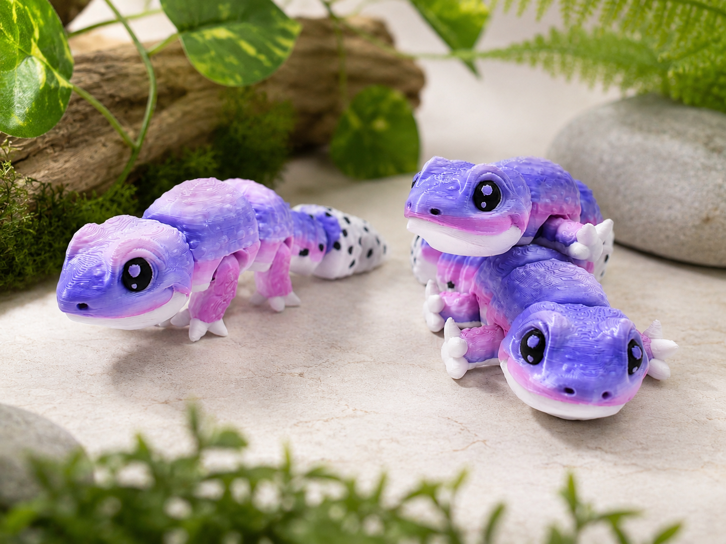 Pastel Articulated Leopard Gecko