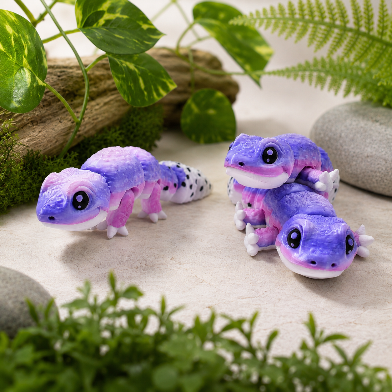 Pastel Articulated Leopard Gecko