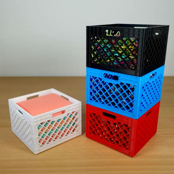 Milk Crate Organizer 4pk